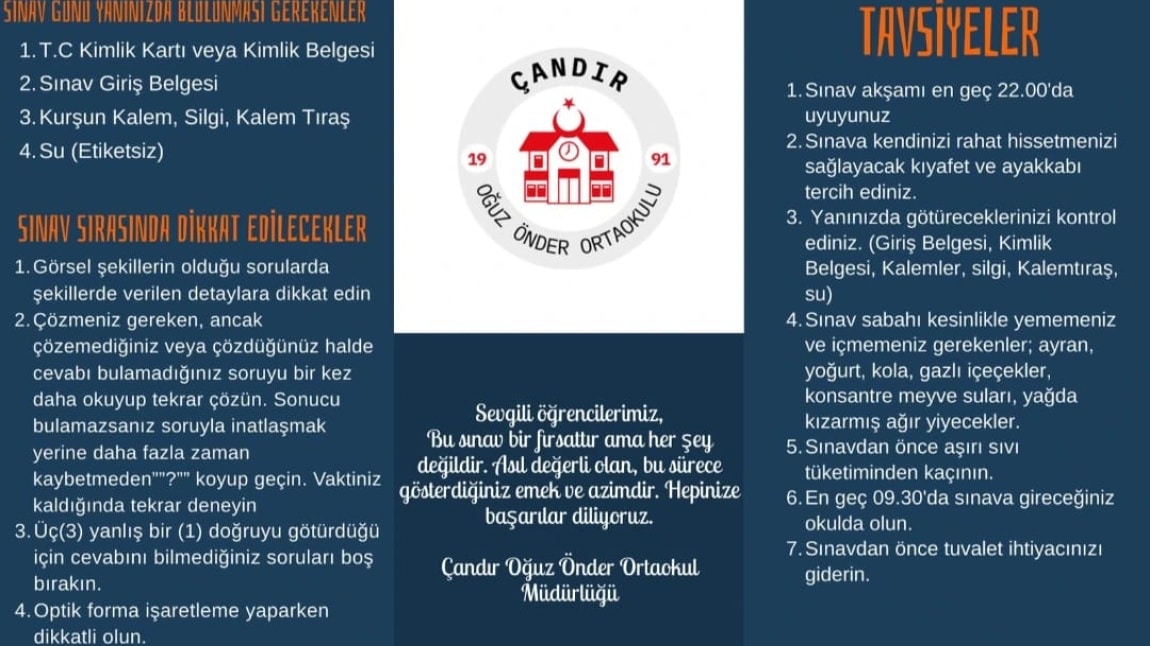 Bursluluk Sınavı